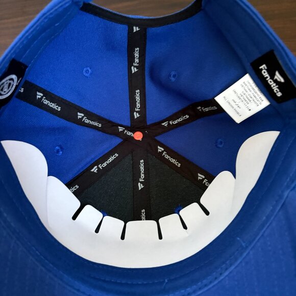 New York Islanders Fanatics Adjustable Hat Royal Blue Orange New - Picture 5 of 8